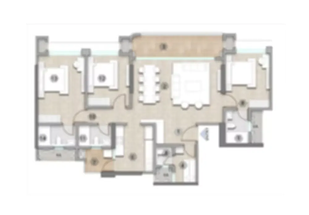 Raymond Invictus Bandra, Invictus by GS BKC, luxury 3 and 4 BHK residences in Bandra East, Raymond Realty